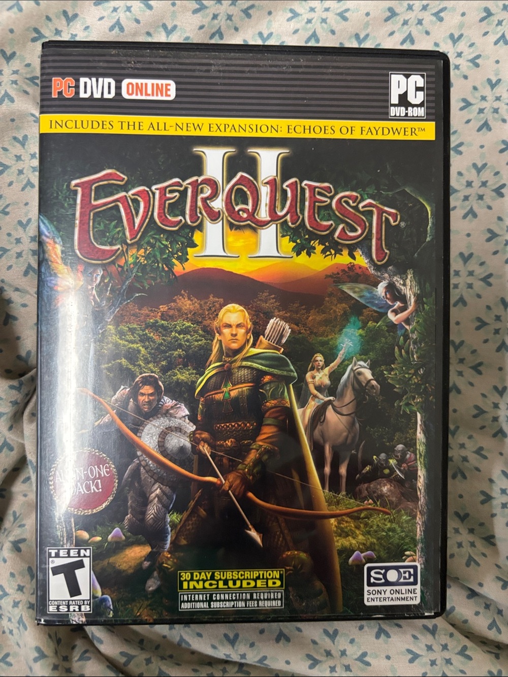 PC Game - Fantasy RPG EverQuest ii includes echoes of faydwer